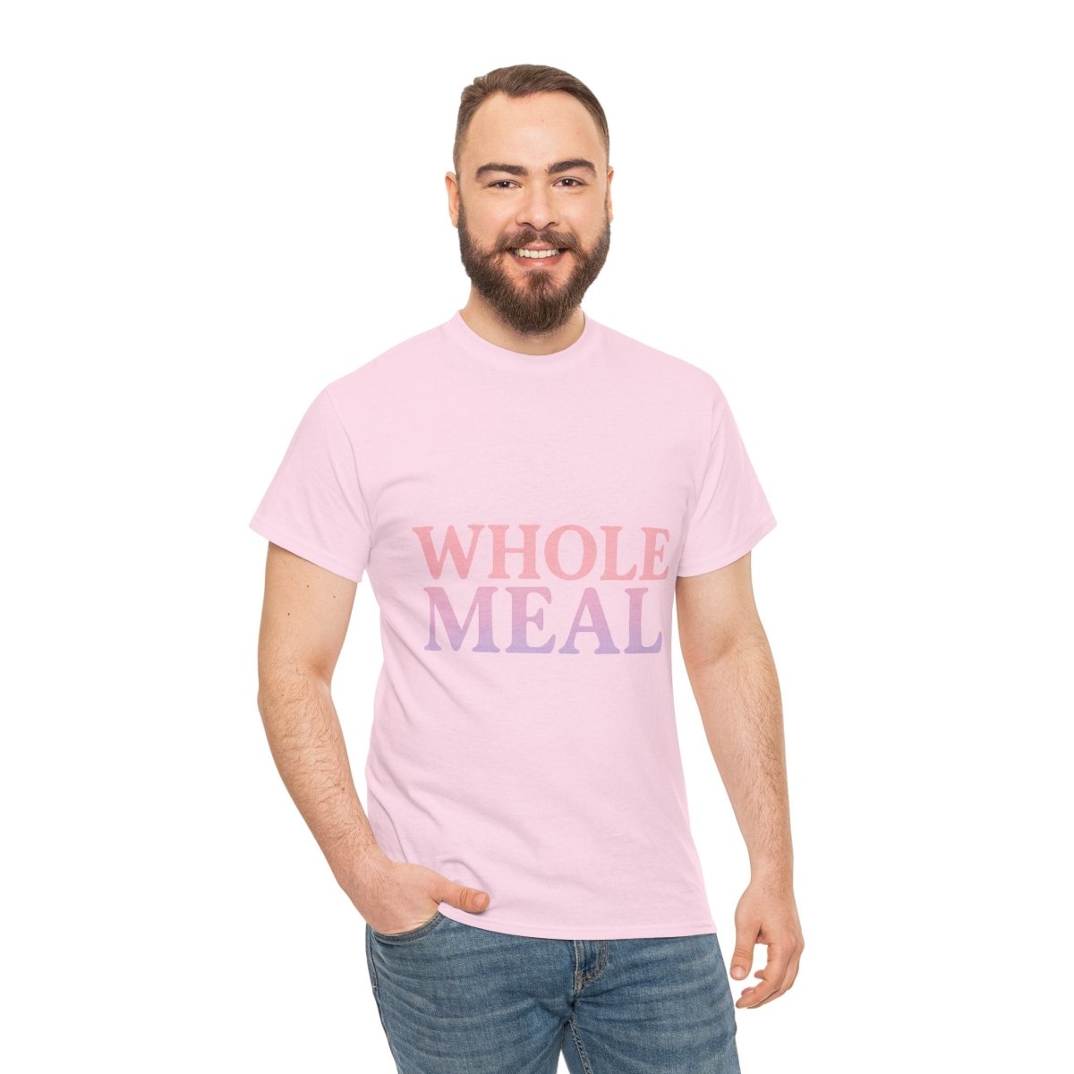 Whole Meal Tee — Pastel Gradient Graphic T‑Shirt - Sole & Drip