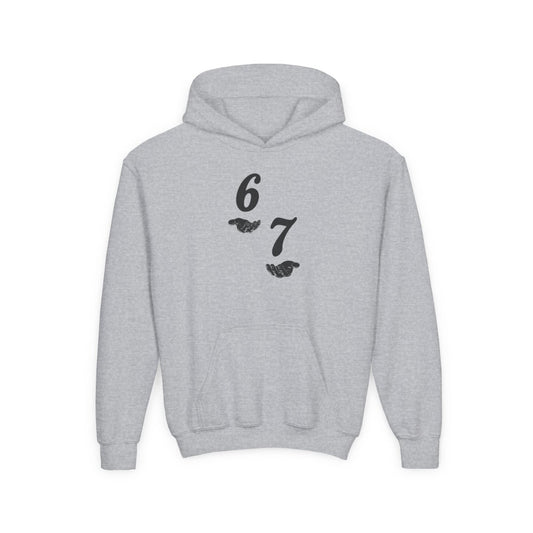Youth Hoodie — 6 7 Graphic Hoodie - Sole & Drip