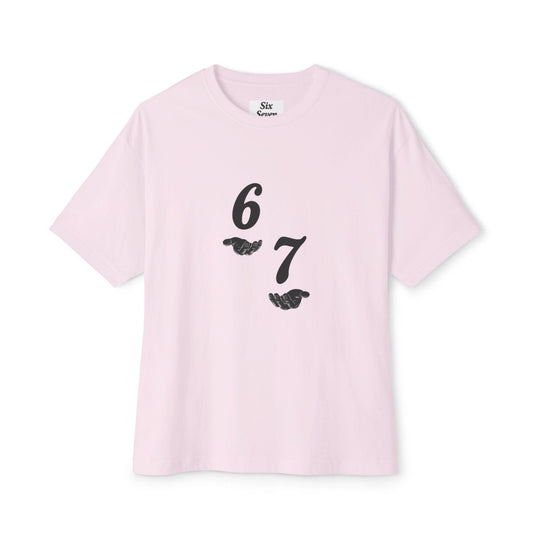 Unisex Oversized Tee 6 7 with hands 67 - Sole & Drip