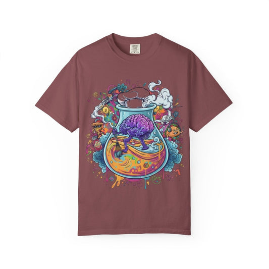 "Let Me Cook" T-Shirt — Colorful Chef Brain Illustration - Sole & Drip