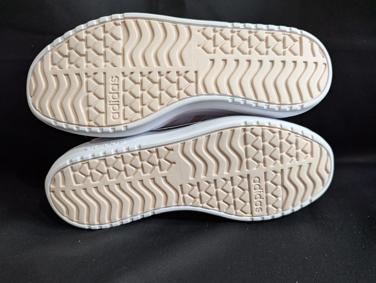 NEW Adidas Pink Suede Platform Sneakers Cloud White Size 6.5 Casual Shoes - Sole & Drip