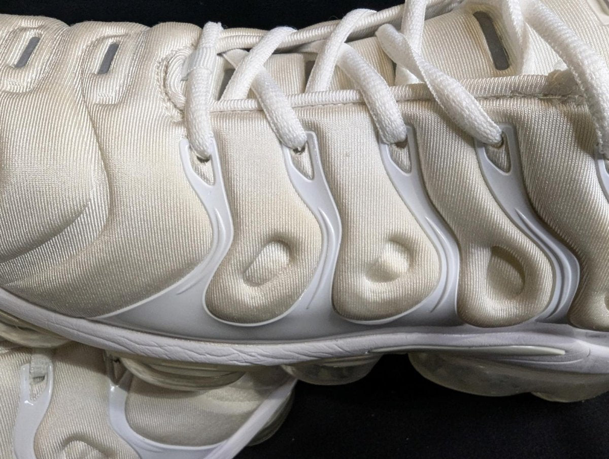 Nike Air VaporMax Plus "Triple White" Used VGC Size 13 924453 - 100 Off White - Sole & Drip