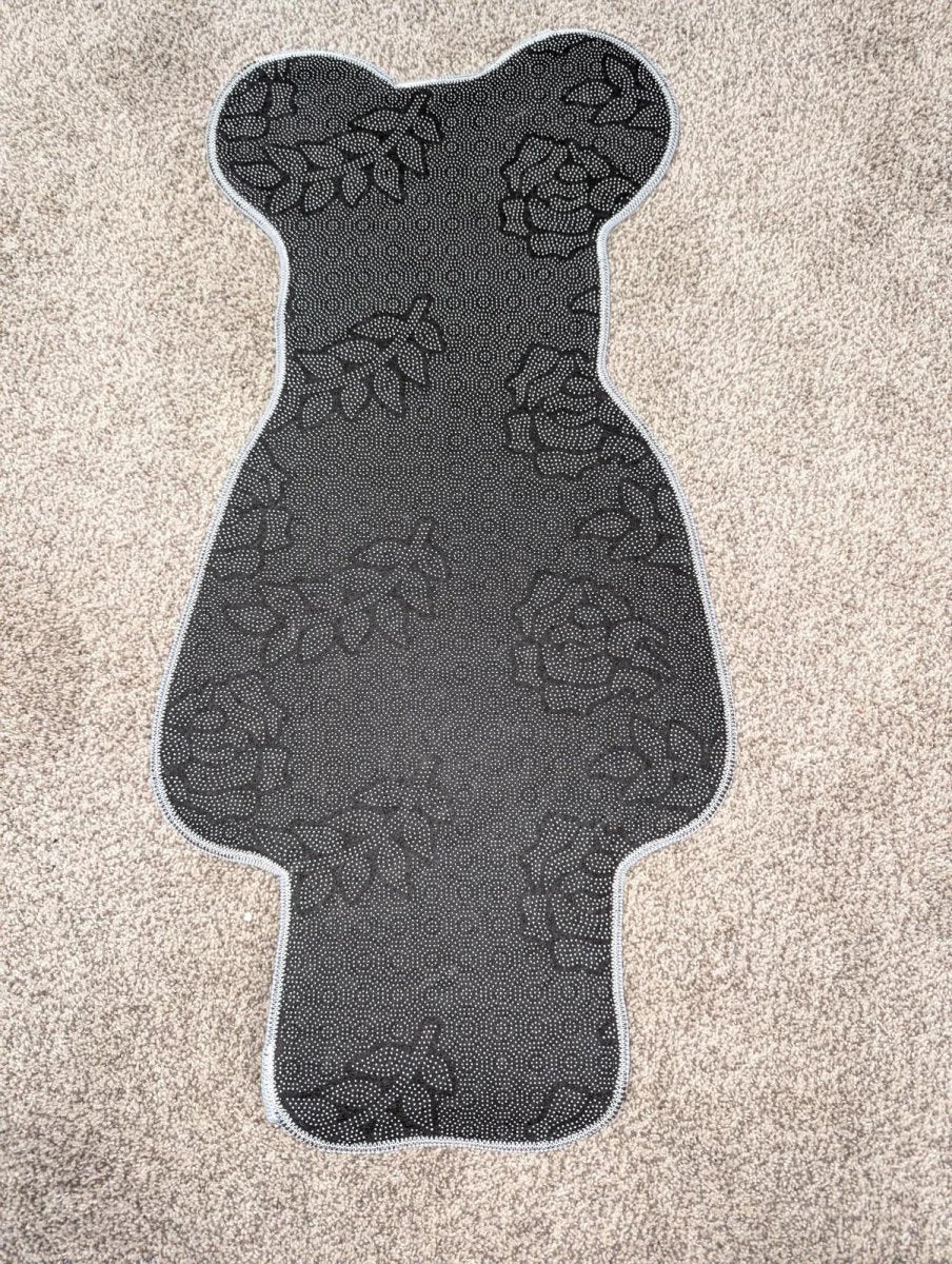 NEW Hypebeast MCM Monogram x Bearbrick Figure Rug 31" Die - Cut Accent Mat - Sole & Drip