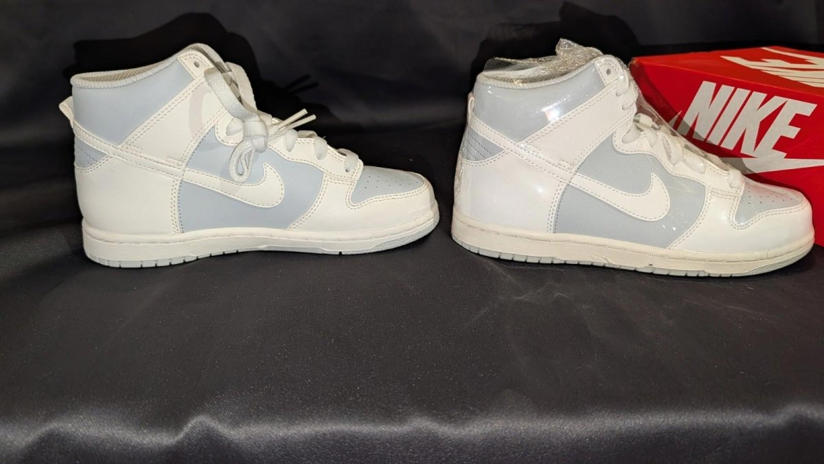 Nike Dunk High PS DD2314 - 107 "White Pure Platinum" Size 3Y - Sole & Drip