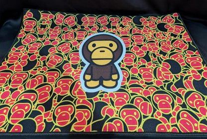 NEW Hypebeast BAPE Baby Milo All Over Print Rug 33x22" A Bathing Ape Streetwear - Sole & Drip