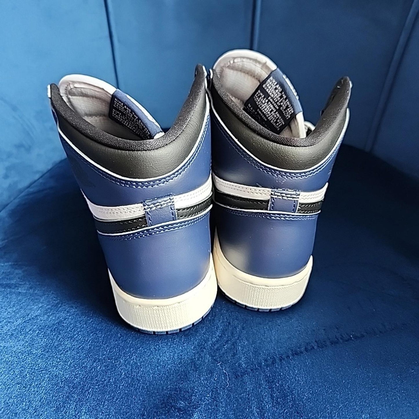 NEW Air Jordan 1 Retro High OG GS 6Y Midnight Navy White Black FD1437-401