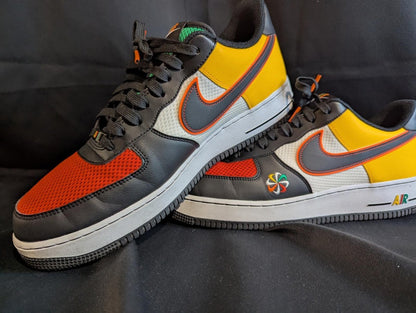 Nike Air Force 1 Low "Sunburst" Size 13 Used VGC CK9282 - 100 Multi - Color Retro - Sole & Drip