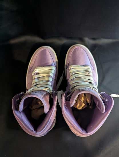 Jordan 1 High "Season of Her Orchid Mist" Wmns 7.5 Used VGC AO1847 - 550 Satin - Sole & Drip