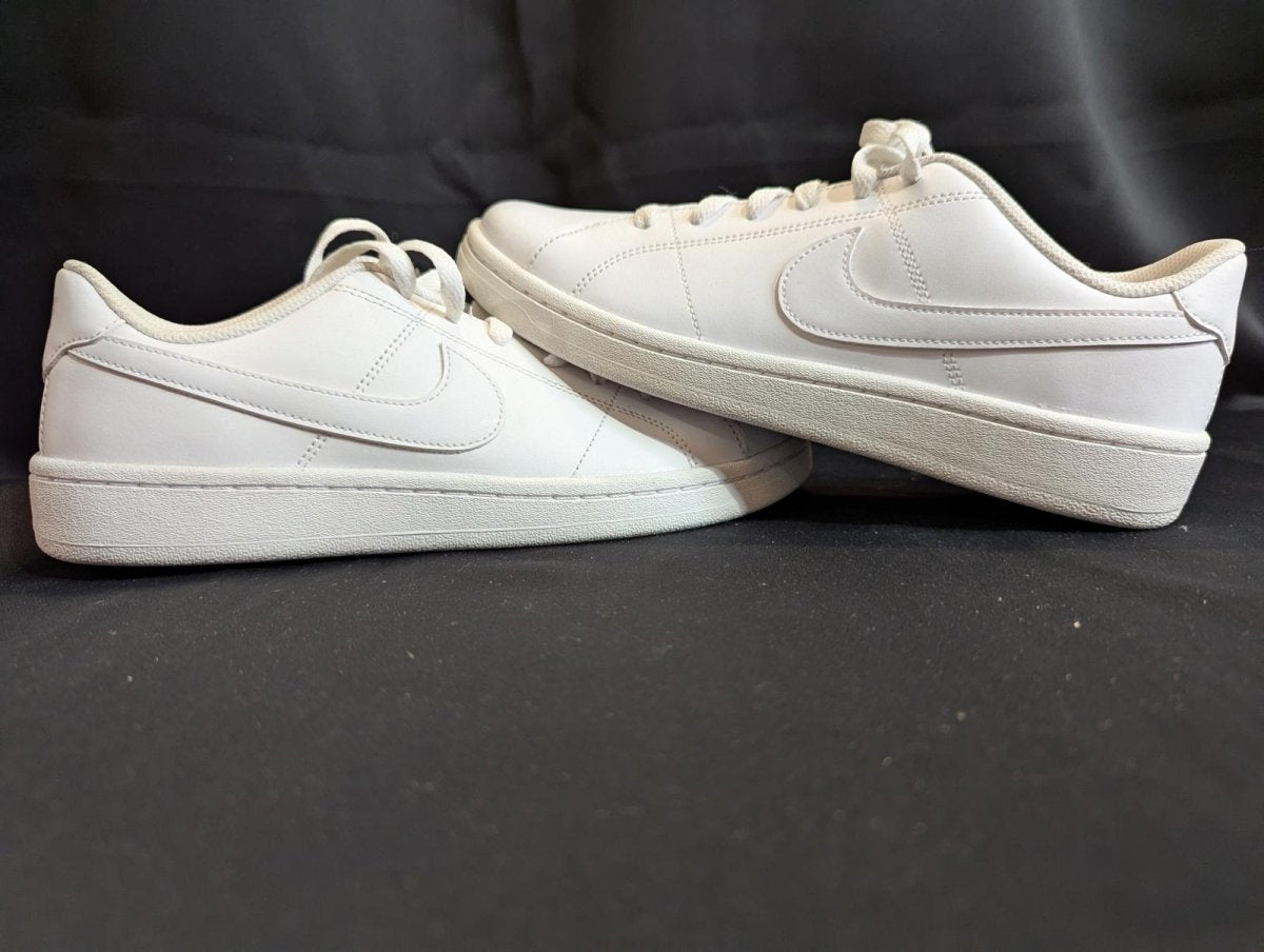 NEW Nike Court Royale 2 Low "Triple White" Wmns 9.5 Classic Sneaker CU9032 - 100 - Sole & Drip