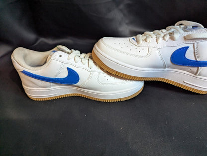 NEW NIB Nike AF1 Low Retro "Color of the Month" Royal Blue 7.5 DJ3911 - 101 - Sole & Drip