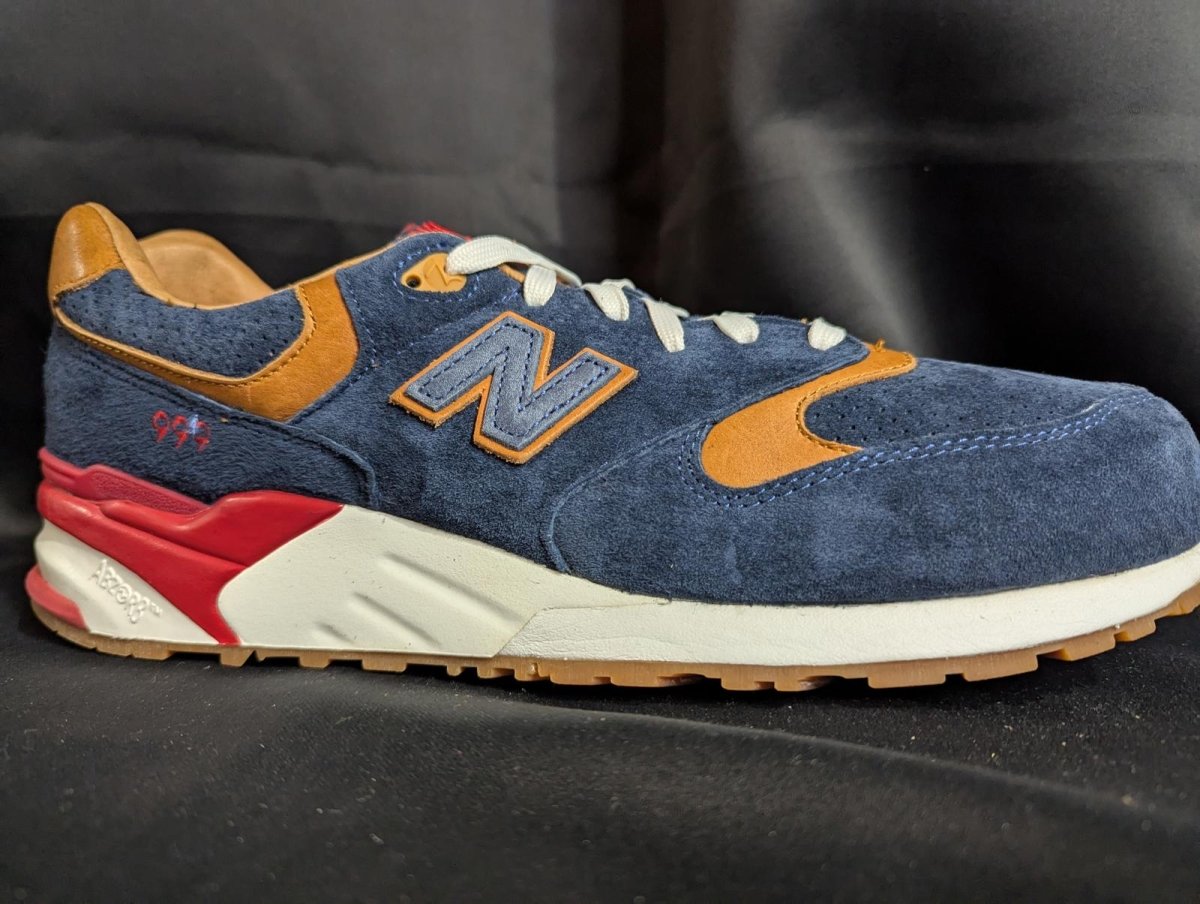 DS Rare New Balance 999 x Sneaker Politics "Case 999" Navy Red Size 14 ML999SP - Sole & Drip