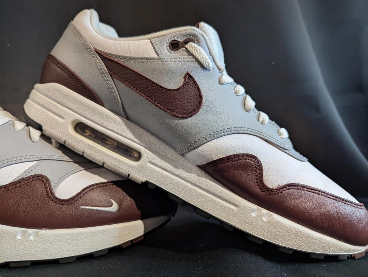 Nike Air Max 1 PRM "Mystic Dates" Size 11.5 Used VGC DB5074 - 101 Brown Grey AM1 - Sole & Drip