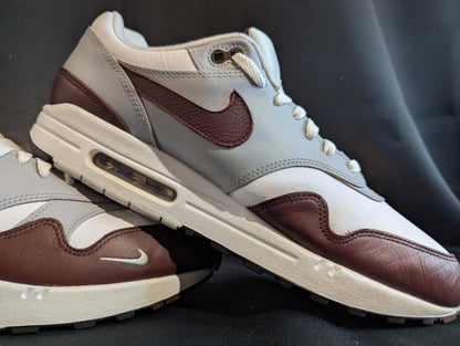 Nike Air Max 1 PRM "Mystic Dates" Size 11.5 Used VGC DB5074 - 101 Brown Grey AM1 - Sole & Drip