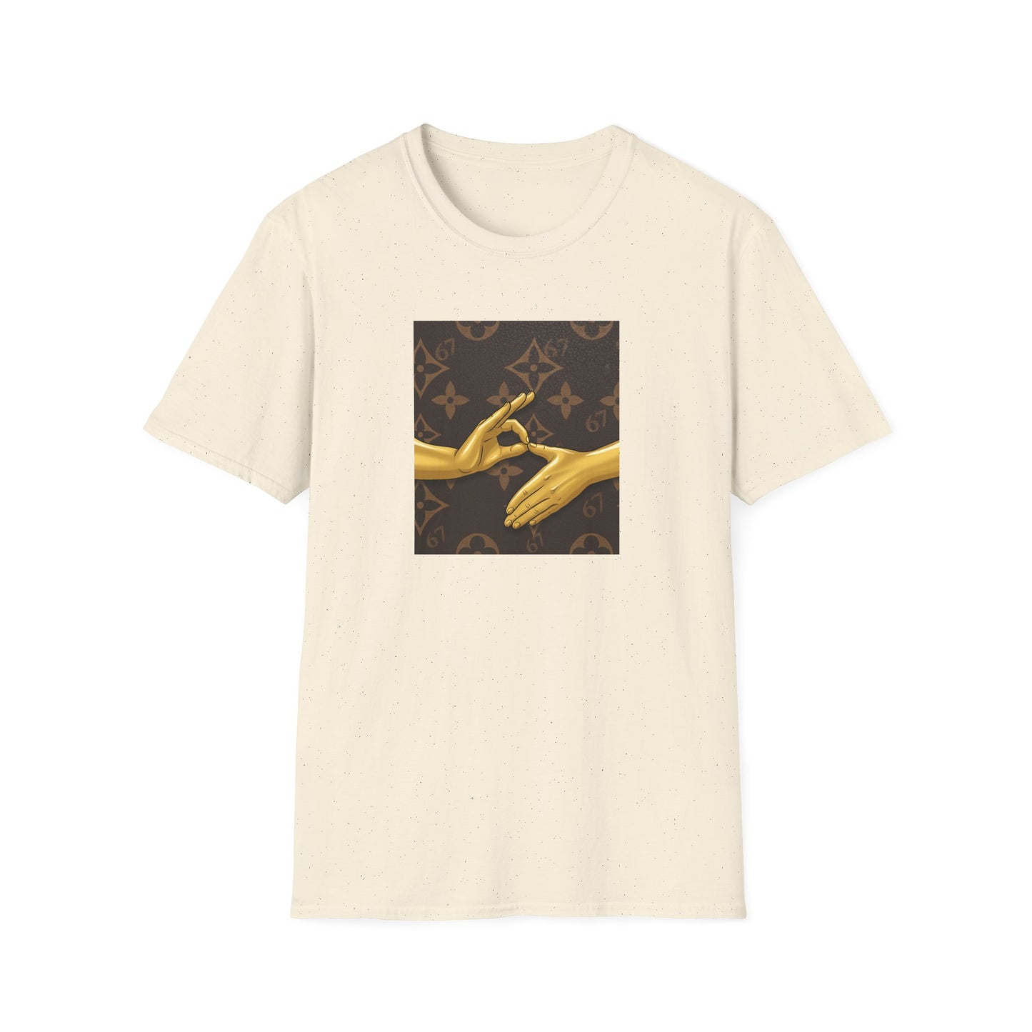 Graphic T-Shirt — Gold Hand Gesture 6 7 & IYKYK Streetwear Tee
