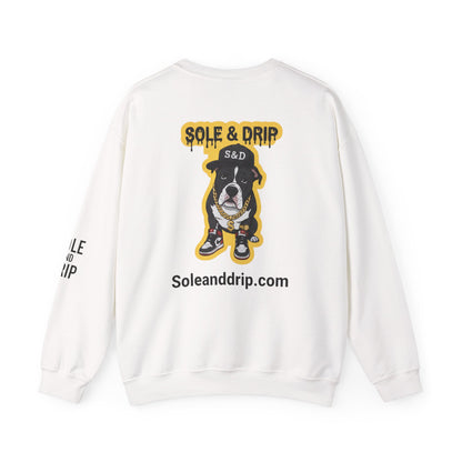 Sole and Drip Sweatshirt — Sneaker Graphic Shirt with 'SOLE AND DRIP' Design