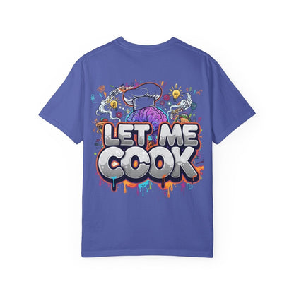 "Let Me Cook" T-Shirt — Colorful Chef Brain Illustration - Sole & Drip