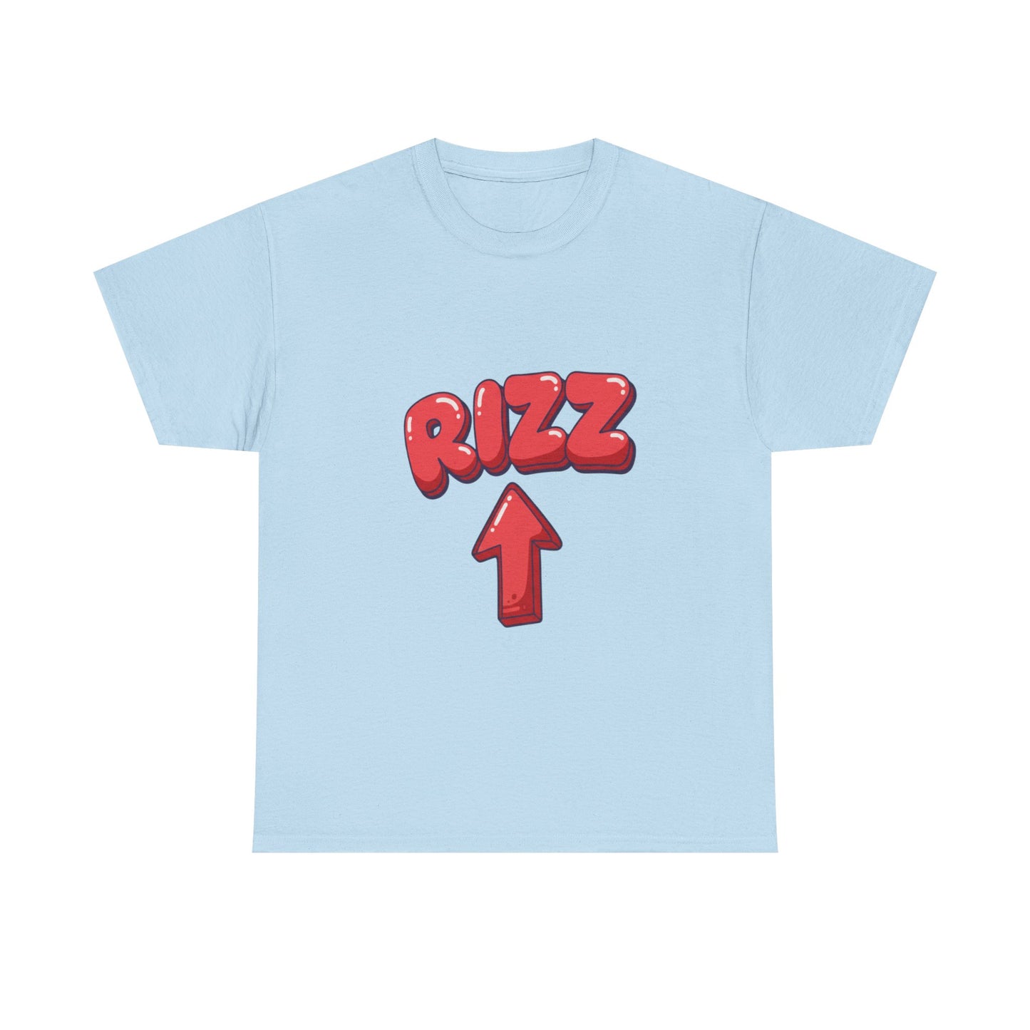 Adult Tee — Playful "RIZZ" Arrow Graphic Shirt
