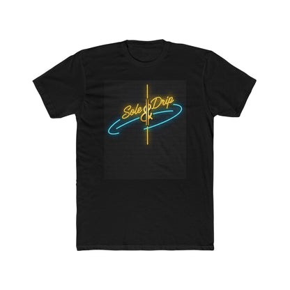 Sole & Drip Neon Logo Tee — Retro Skate Streetwear T-Shirt