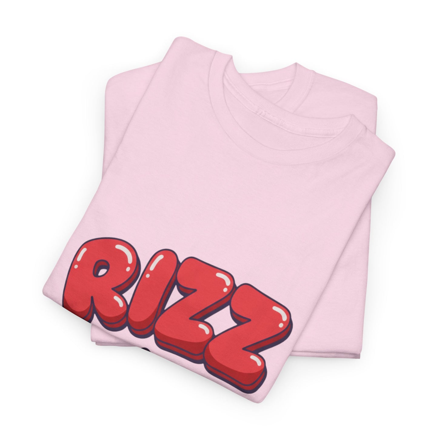 Adult Tee — Playful "RIZZ" Arrow Graphic Shirt