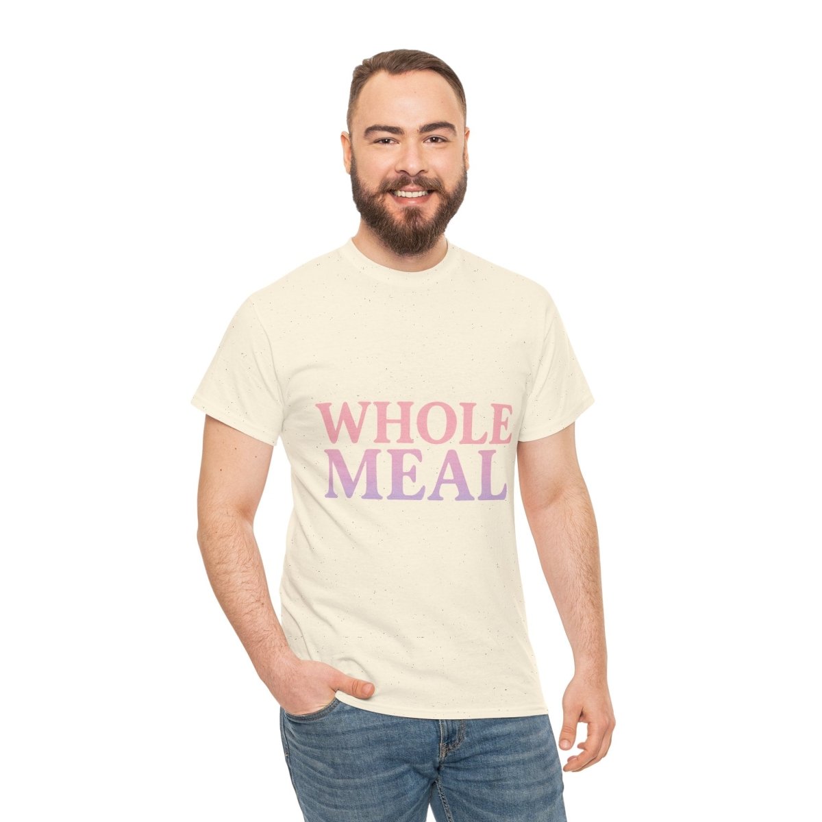 Whole Meal Tee — Pastel Gradient Graphic T‑Shirt - Sole & Drip
