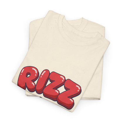 Adult Tee — Playful "RIZZ" Arrow Graphic Shirt