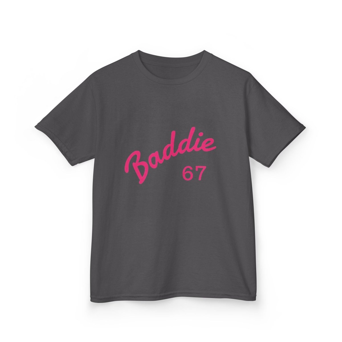 Kids Tee — Pink “Baddie 67” Front & “Slay” Back Graphic - Sole & Drip