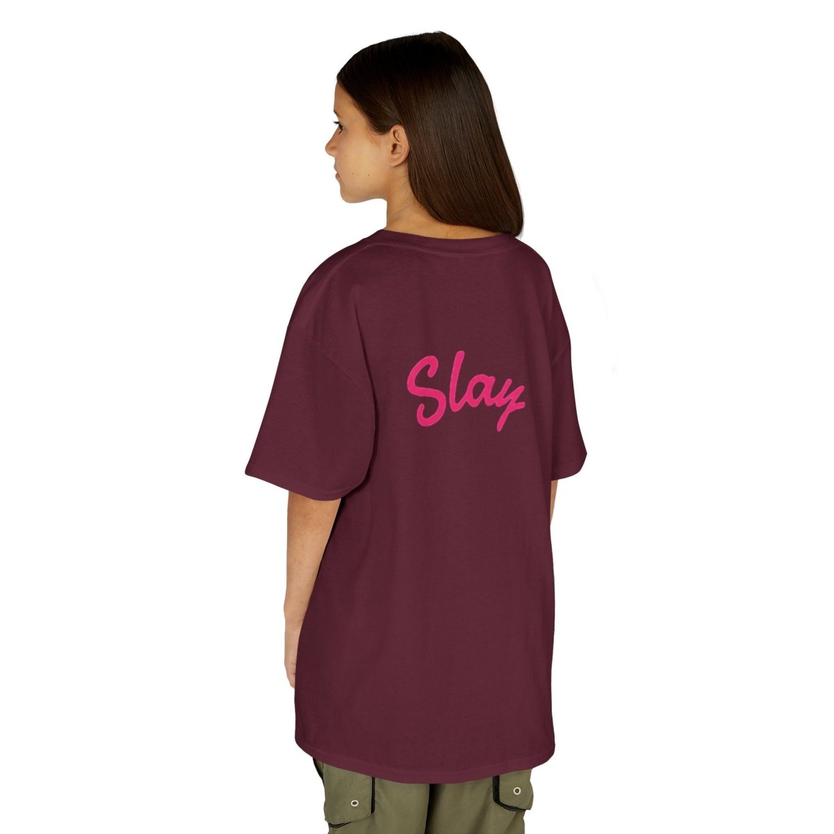 Kids Tee — Pink “Baddie 67” Front & “Slay” Back Graphic - Sole & Drip