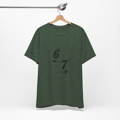 6 7 W hands Tee — Minimal 6 7 w/hands Graphic T-Shirt - Sole & Drip
