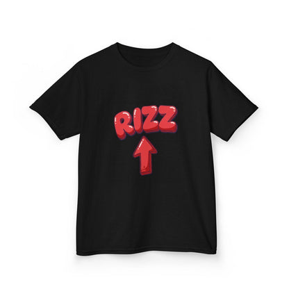 Kids Tee — Playful "RIZZ" Arrow Graphic Shirt - Sole & Drip
