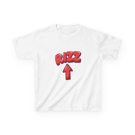 Kids Tee — Playful "RIZZ" Arrow Graphic Shirt - Sole & Drip