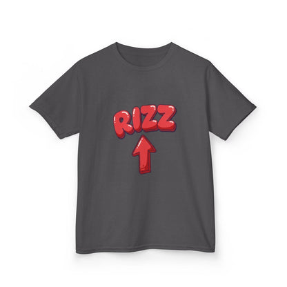 Kids Tee — Playful "RIZZ" Arrow Graphic Shirt - Sole & Drip