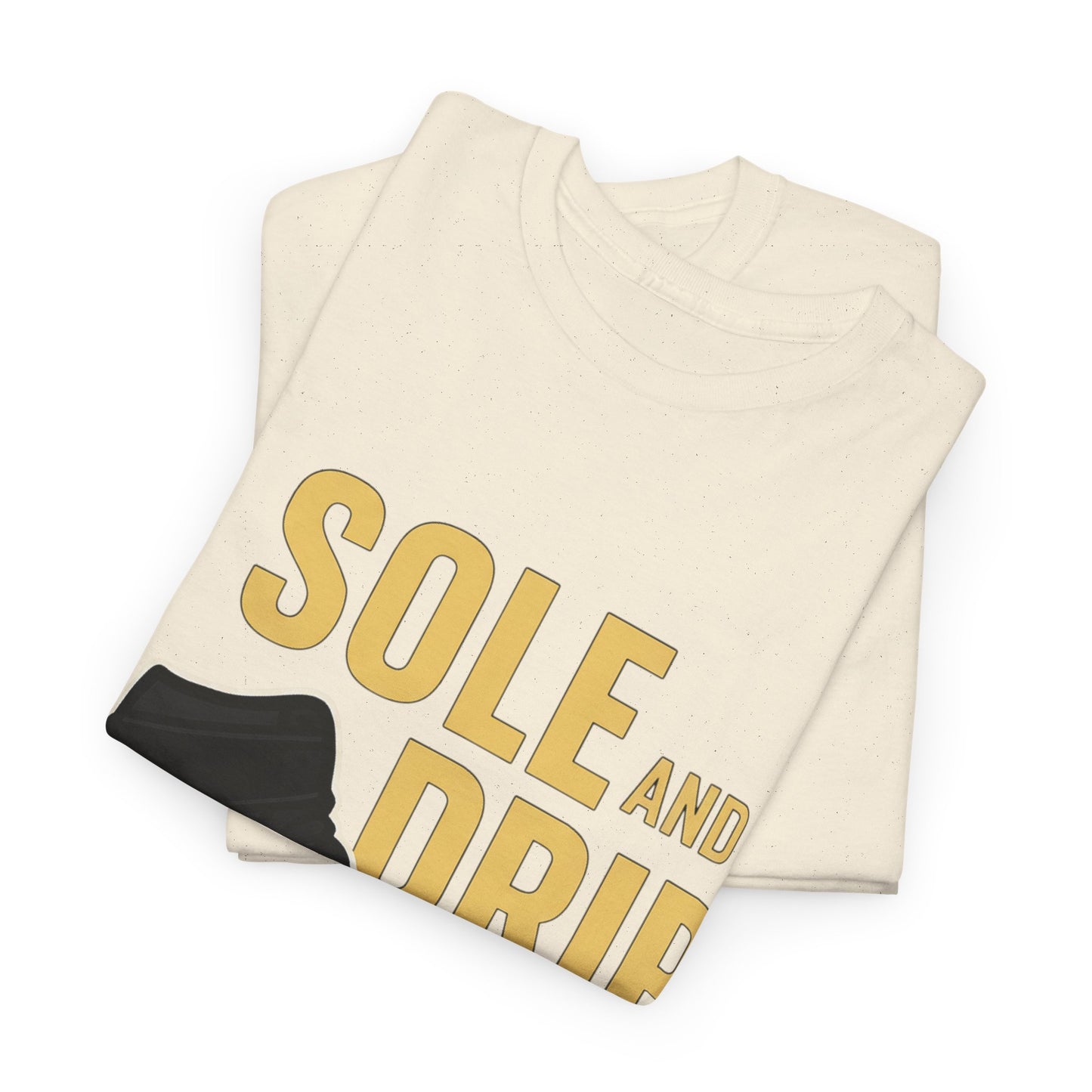 Sole and Drip Short Sleeve Tee — Sneaker Graphic Shirt with 'SOLE AND DRIP' Design