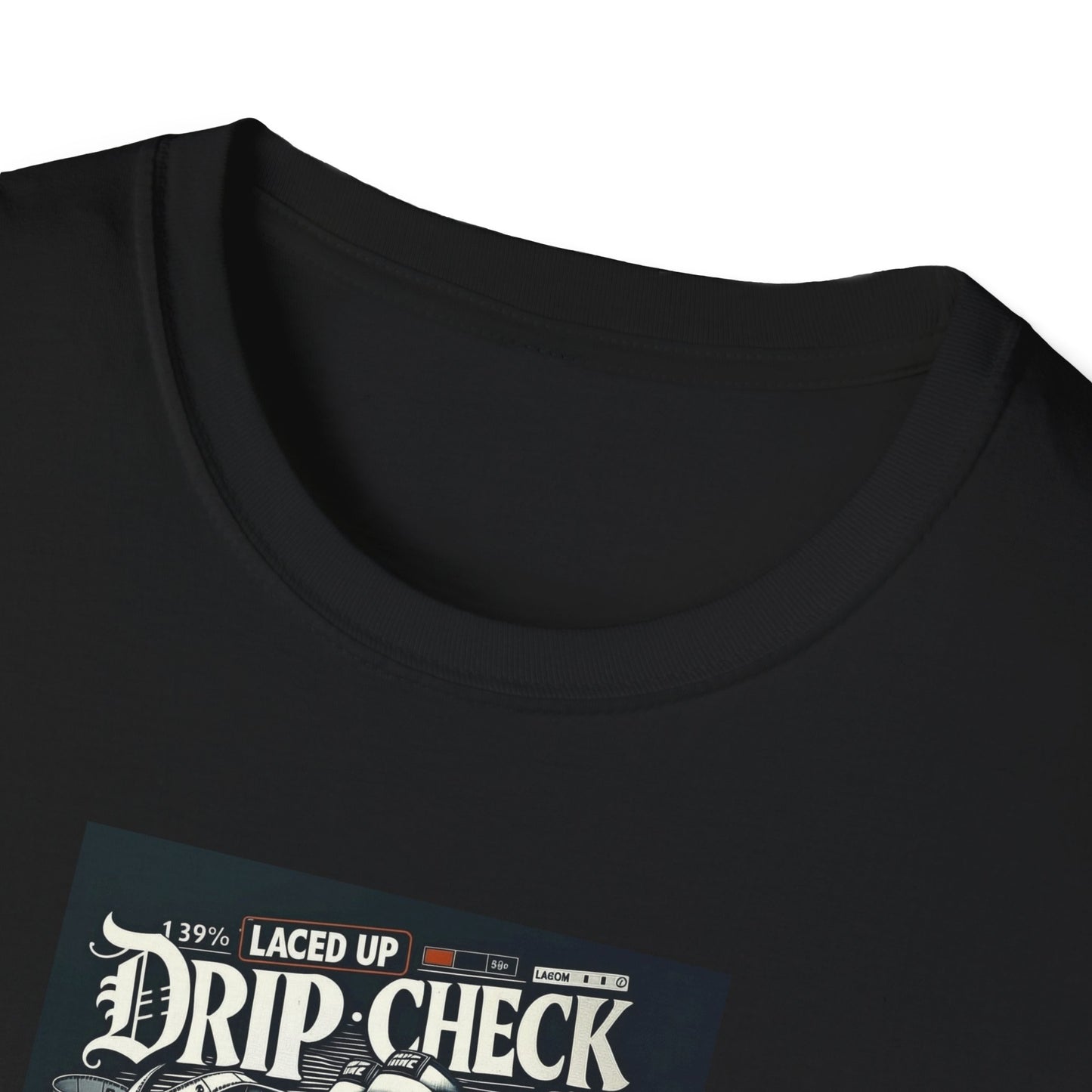 Drip Check Sneaker Tee — Vintage Shoe Care Graphic T-Shirt