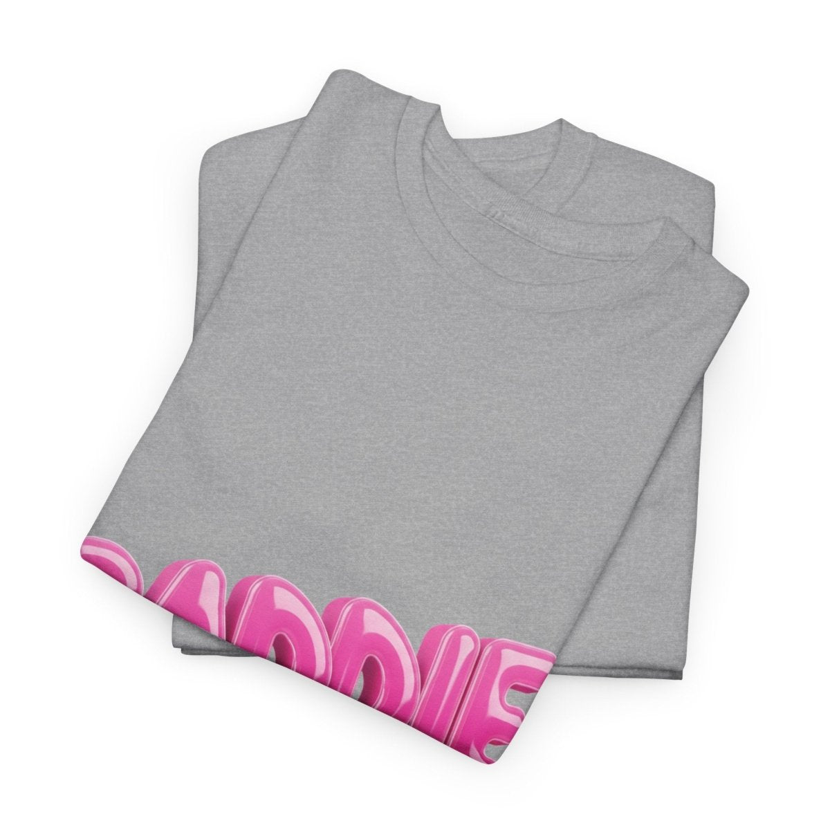 Baddie Pink Bubble Text Tee - Trendy Graphic T-Shirt - Sole & Drip