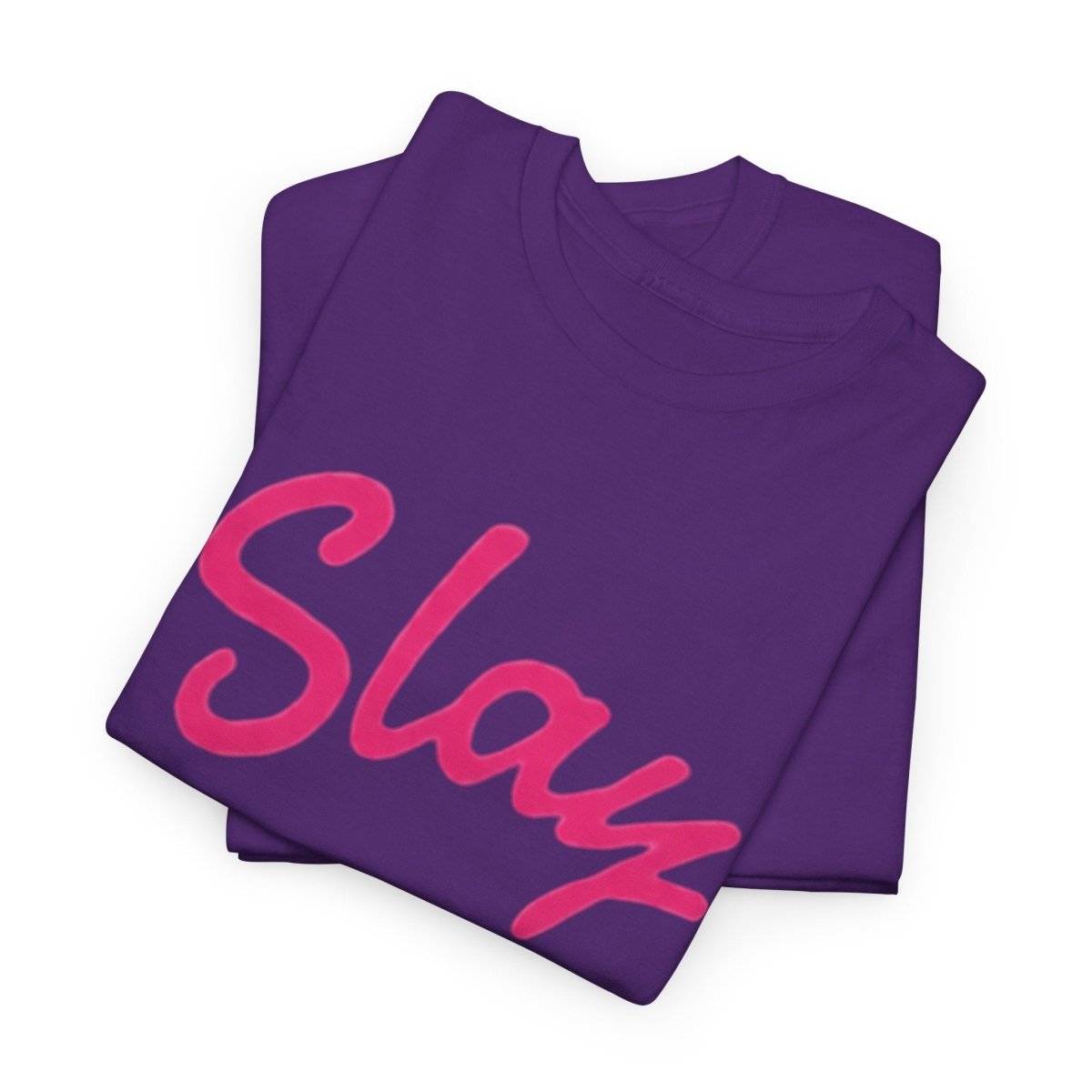 Slay Script T‑Shirt — Pink Script Graphic Tee for Trendy Women & Girls - Sole & Drip