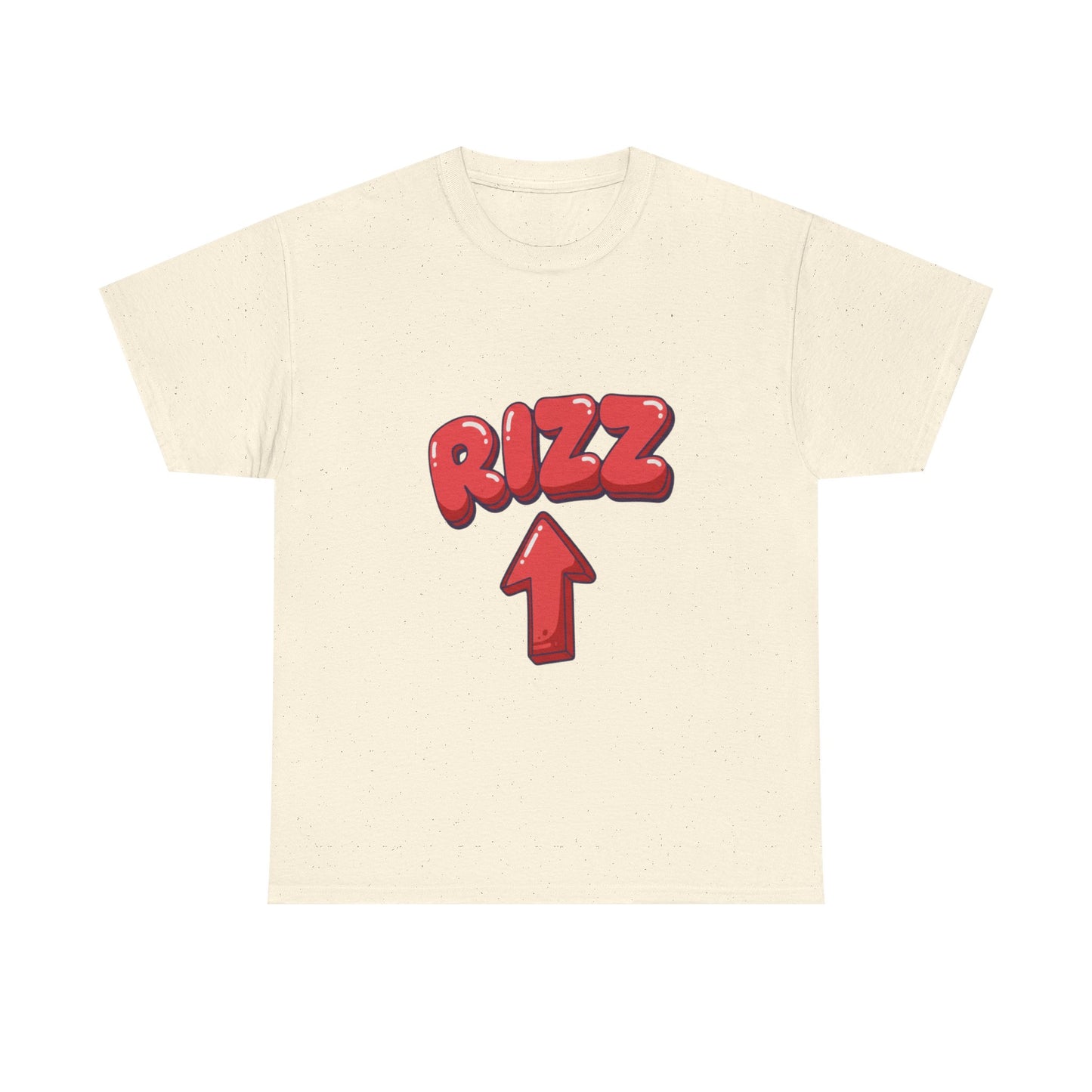 Adult Tee — Playful "RIZZ" Arrow Graphic Shirt