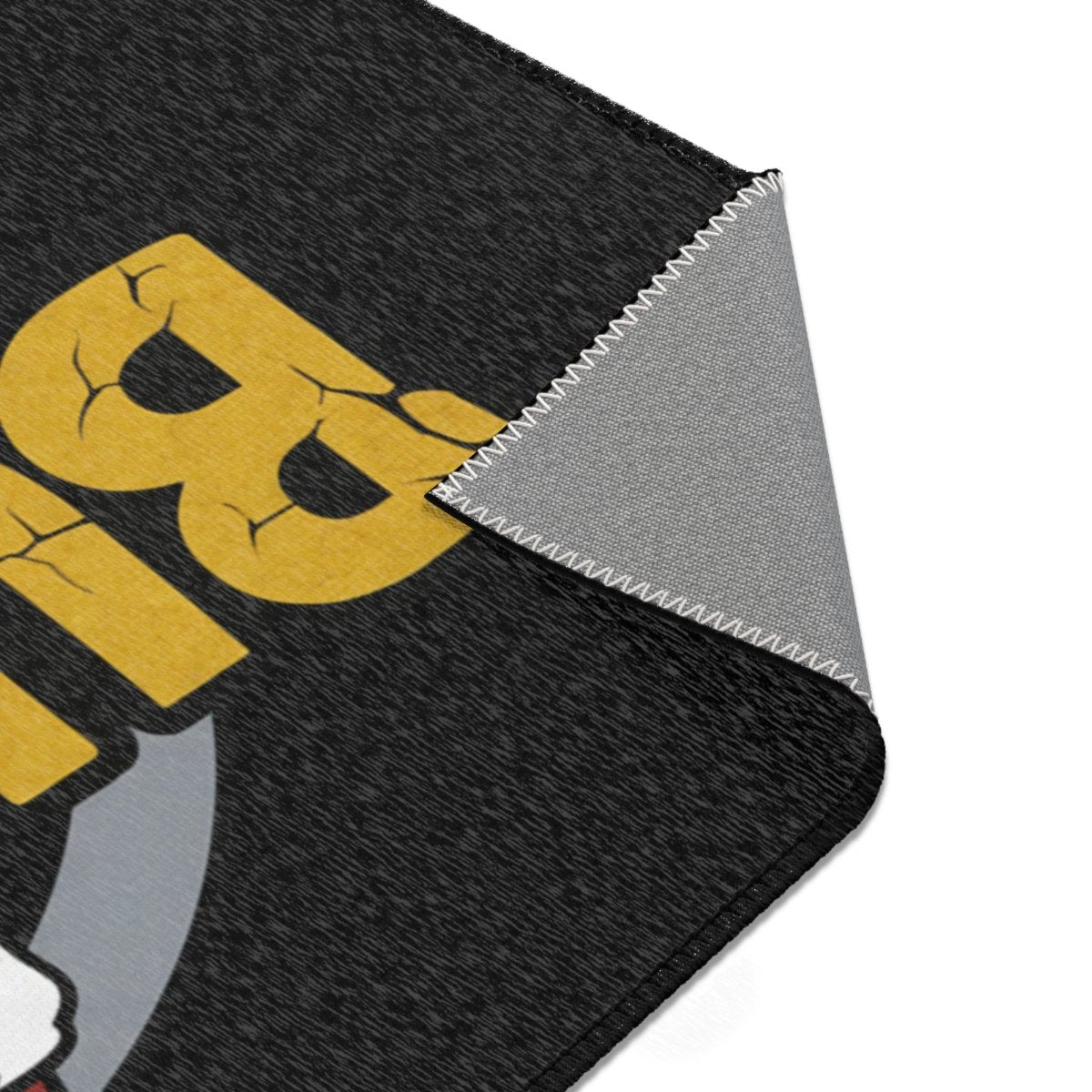 Bummed Aht Christmas Area Rug – Funny Santa Hat Holiday Doormat - Sole & Drip