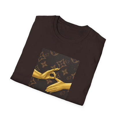 Graphic T-Shirt — Gold Hand Gesture 6 7 & IYKYK Streetwear Tee