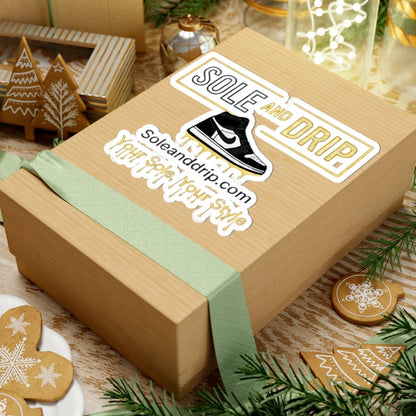 Sole and Drip Sticker — Sneaker Logo Kiss - Cut Decal ("Your Sole, Your Style") - Sole & Drip