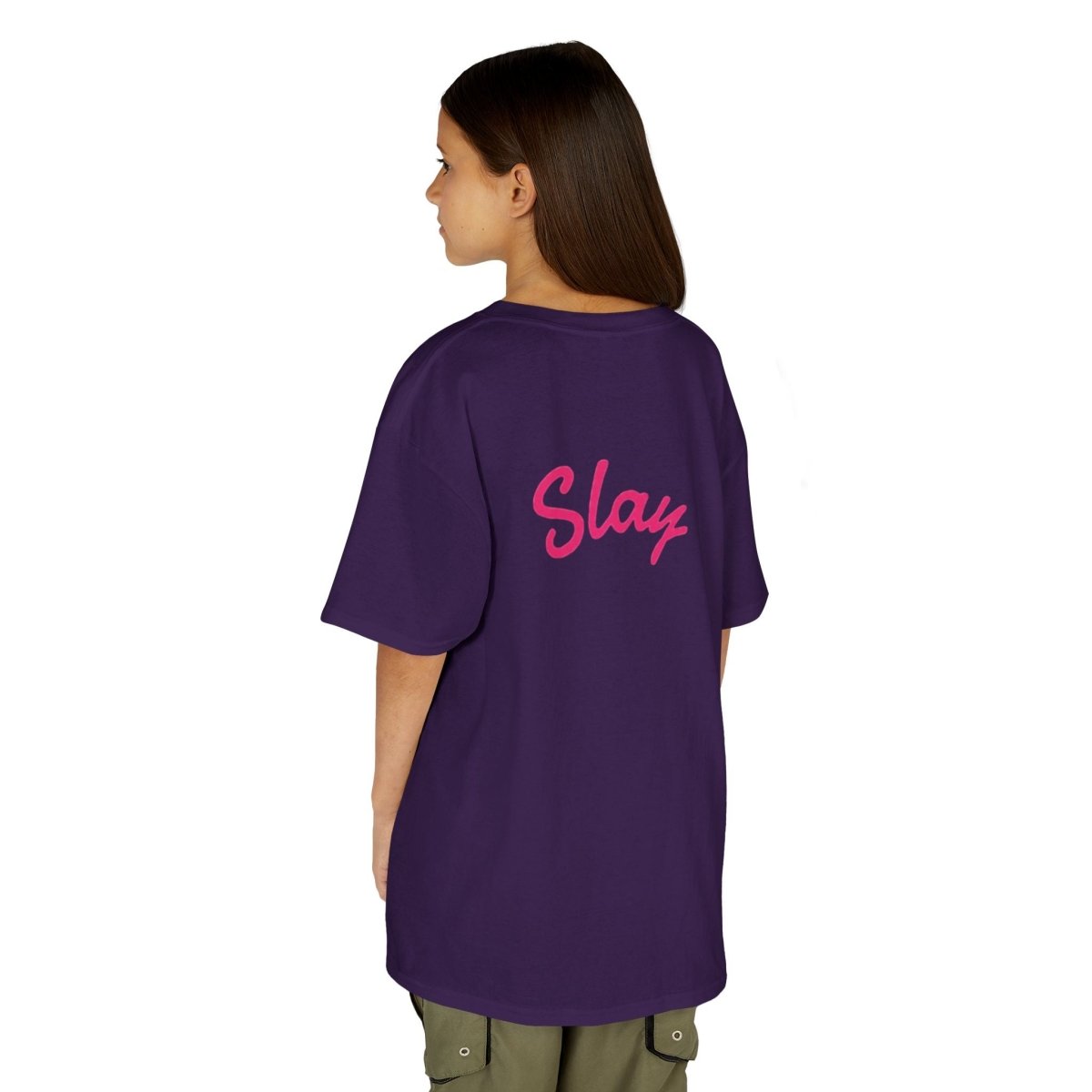 Kids Tee — Pink “Baddie 67” Front & “Slay” Back Graphic - Sole & Drip