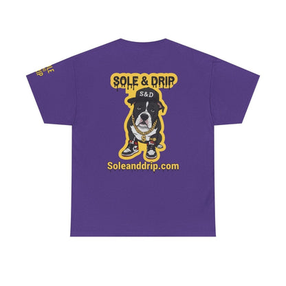 Sole and Drip Short Sleeve Tee — Sneaker Graphic Shirt with 'SOLE AND DRIP' Design - Sole & Drip