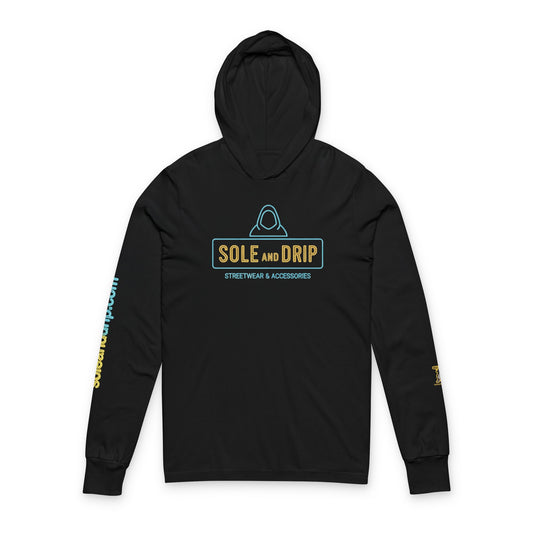 Sole and Drip Hooded Long-Sleeve Tee — Streetwear and Accessories