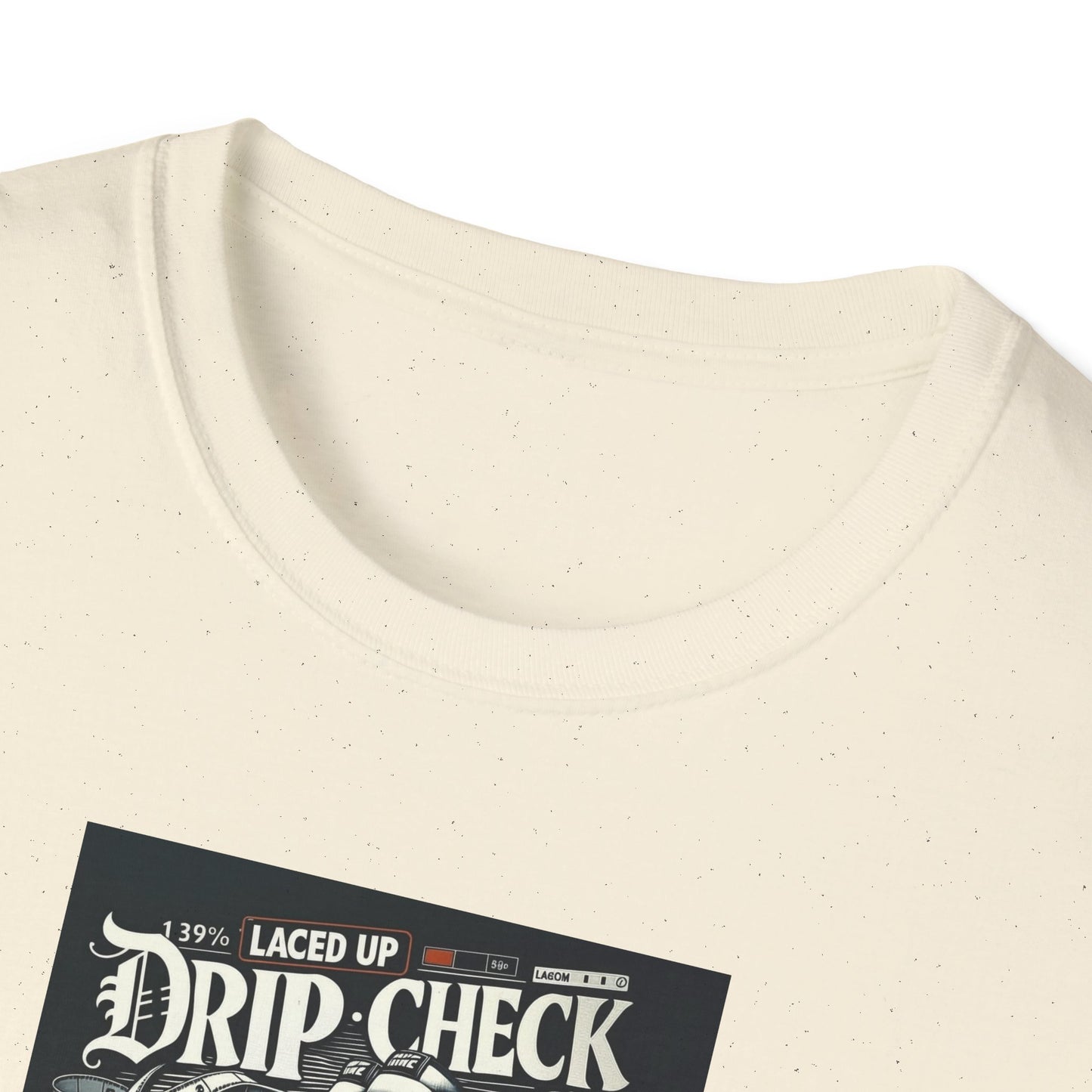 Drip Check Sneaker Tee — Vintage Shoe Care Graphic T-Shirt