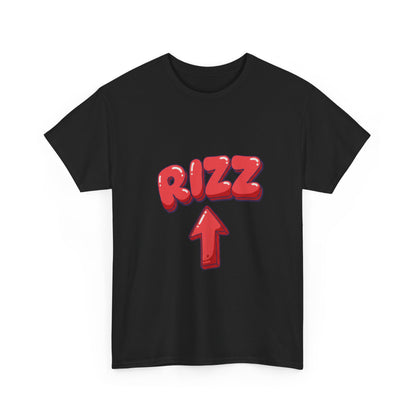 Adult Tee — Playful "RIZZ" Arrow Graphic Shirt