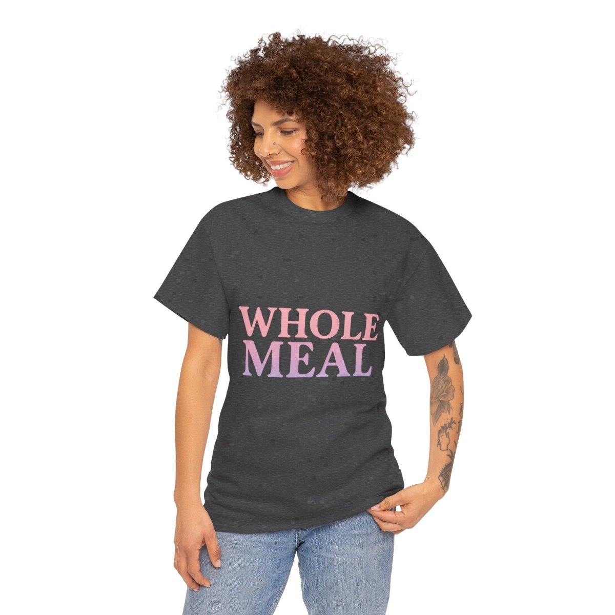 Whole Meal Tee — Pastel Gradient Graphic T‑Shirt - Sole & Drip
