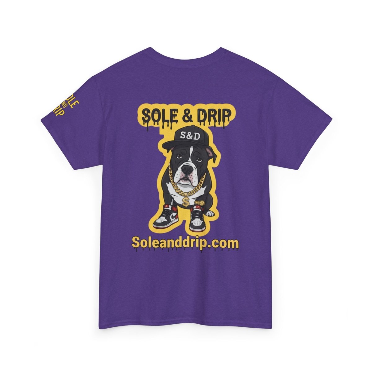 Sole and Drip Short Sleeve Tee — Sneaker Graphic Shirt with 'SOLE AND DRIP' Design - Sole & Drip