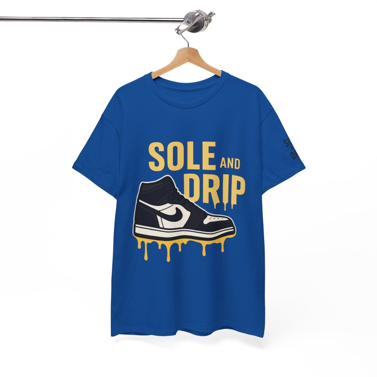 Sole and Drip Short Sleeve Tee — Sneaker Graphic Shirt with 'SOLE AND DRIP' Design - Sole & Drip
