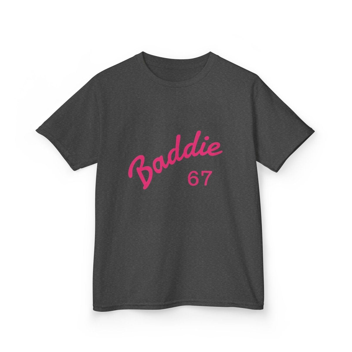 Kids Tee — Pink “Baddie 67” Front & “Slay” Back Graphic - Sole & Drip