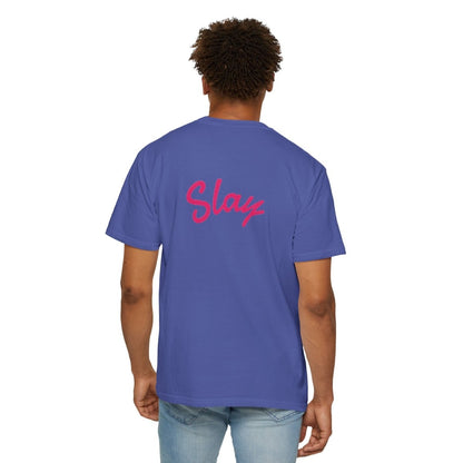 Baddie 67 T-Shirt — Pink Script "Baddie" Front & "Slay" Back - Sole & Drip