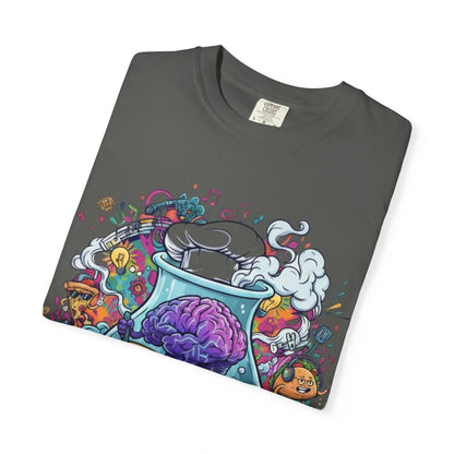 "Let Me Cook" T-Shirt — Colorful Chef Brain Illustration - Sole & Drip